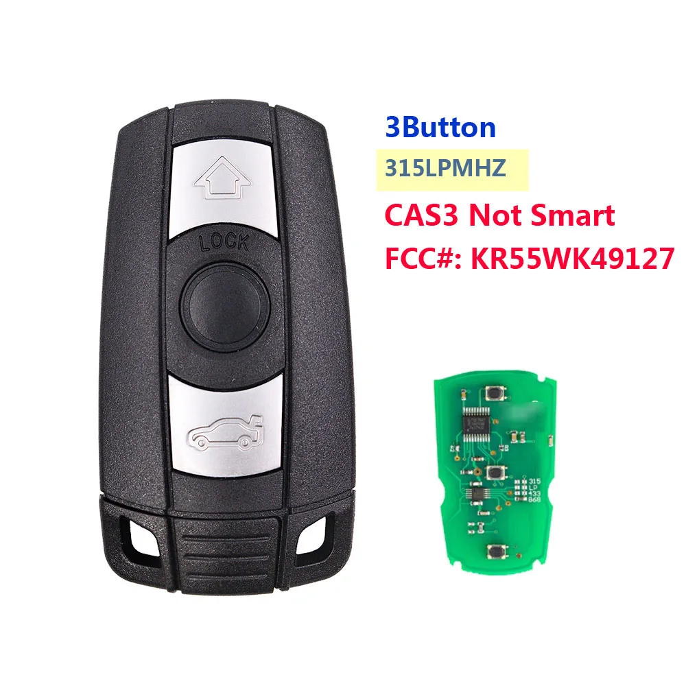 XNRKEY Новый дистанционный Автомобильный ключ брелок карты 315LPMHz ID7944 чип CAS3 система