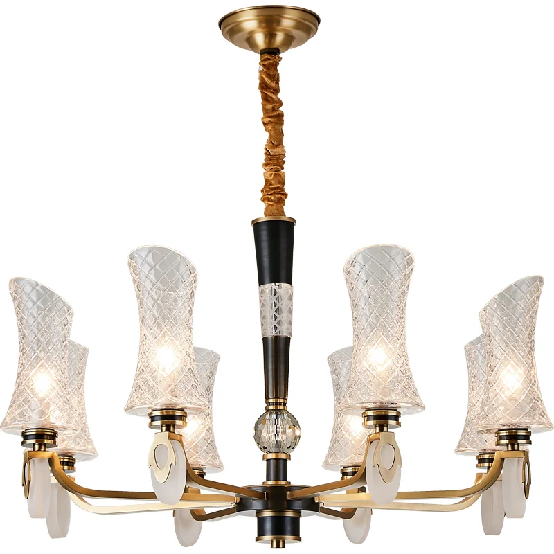 Удивительная подвеска латунные люстры люстра для отеля освещение жизни