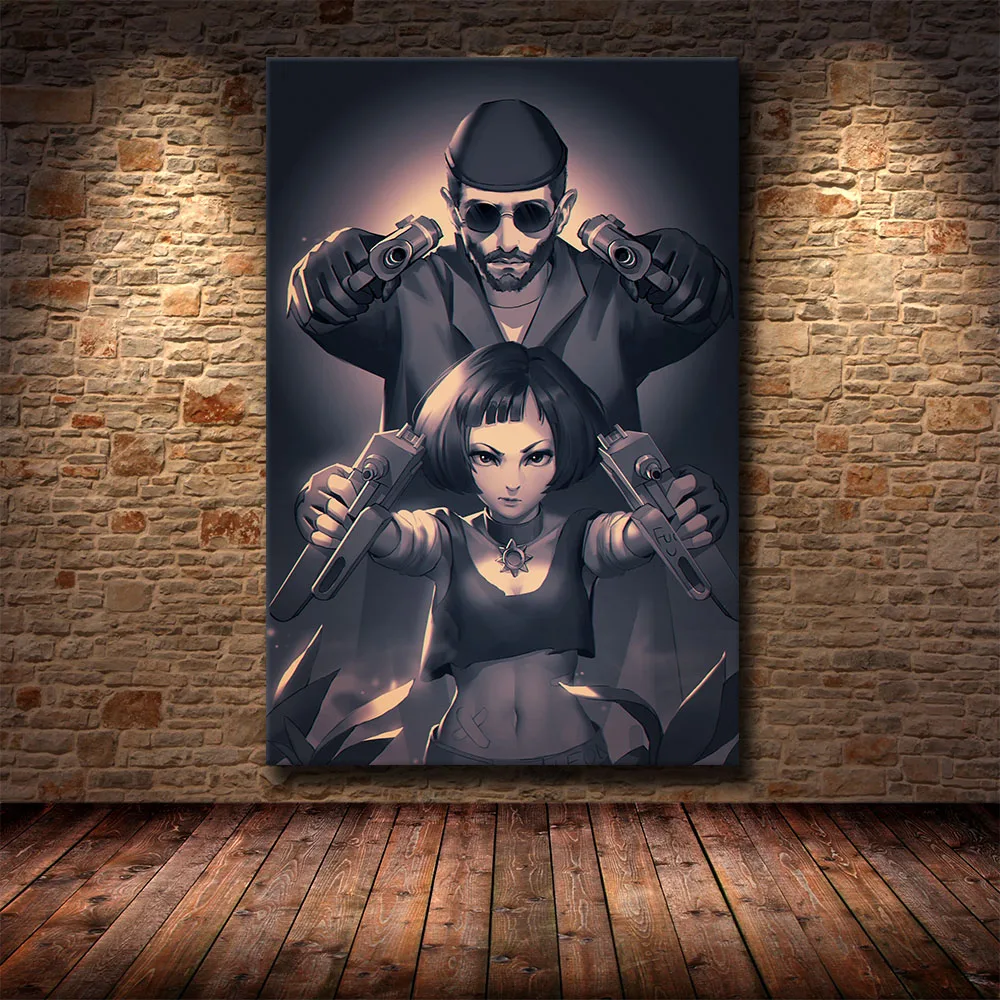 Постер с фильмом Leon The Professional Pop Art печать на холсте домашний декор для стен