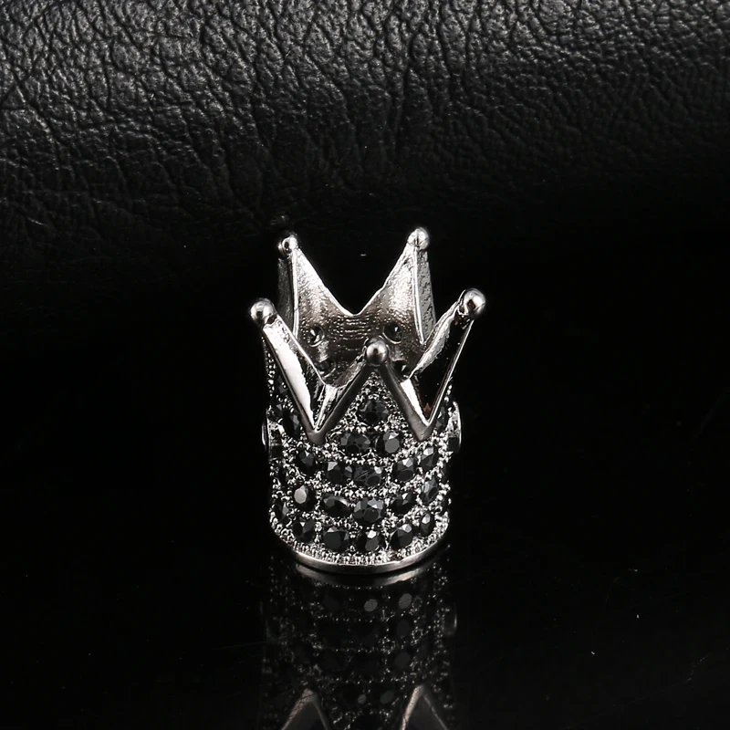 Бусины в форме короны с фианитом 4 цвета 13 х7 мм | Украшения и аксессуары