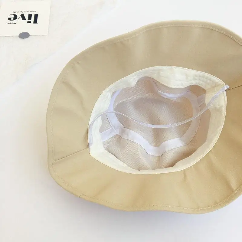 

2021 fashion joker colorful letter Bucket Hat Fisherman Hat outdoor travel hat Sun Cap Hats for child boy and girl 90