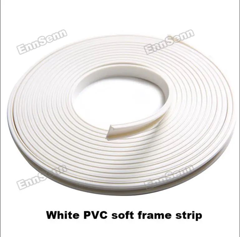 White PVC strip Невидимая москитная сетка для экрана от мух, на заказ Сделай Сам Магнитный оконный экран подходит для окон любого размера Съемный и моющийся - Цвет: White PVC strip