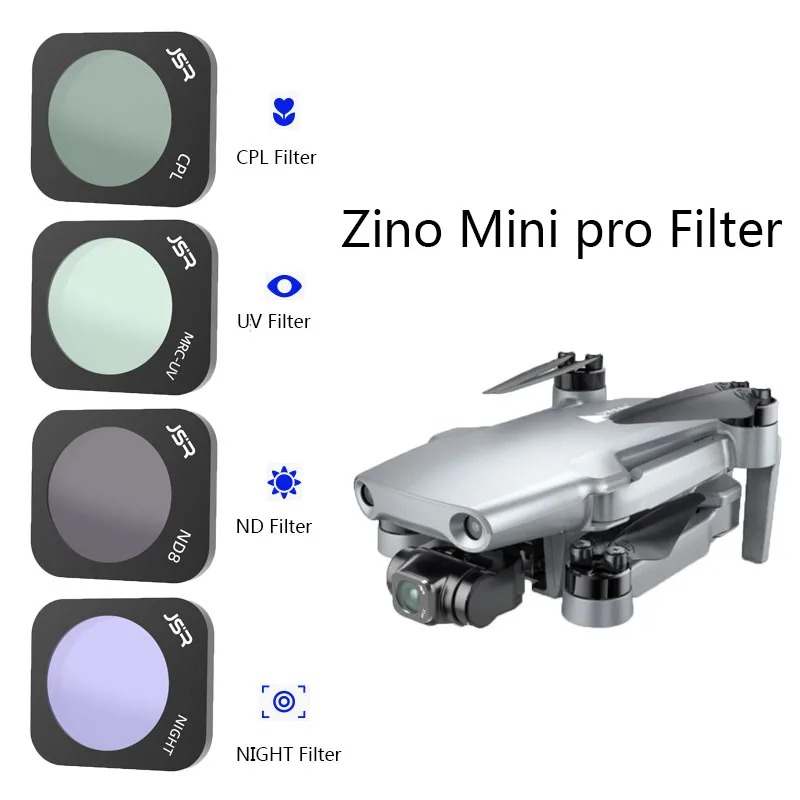 Фильтр объектива для Hubsan ZINO Mini PRO UV CPL ND STAR ночной фильтр Оптическое стекло ND8 ND16 ND32