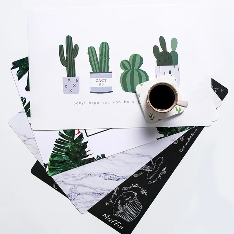 

Nordic Waterproof, Heat Insulation and Oil Resistant Placemat Anti-scalding pad, bowl pad, western placemat, table mat, bowl mat