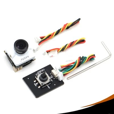 Белый Mistar FPV mini HD камера Monster 1200TVL объектив отличная подсветка для высокоскоростного гоночного дрона - Цвет: Белый