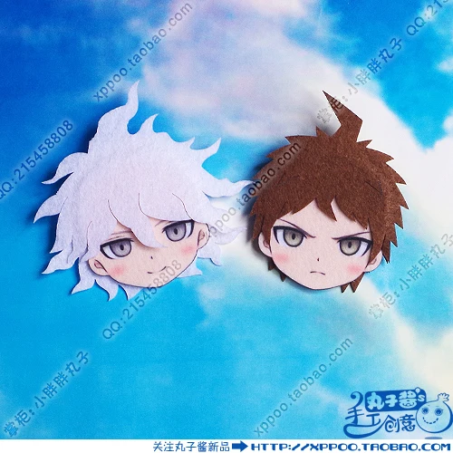 В виде милого героя Аниме Супер Danganronpa 2 Хината Hajime Komaeda Nagito значок косплея