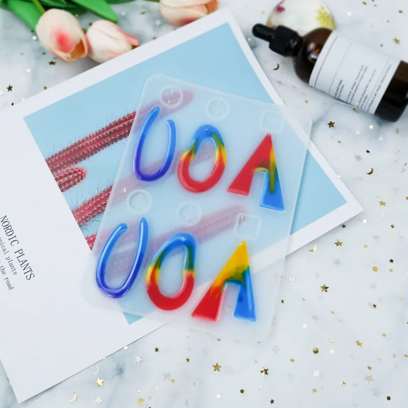 Форма силиконовая для изготовления больших кулонов шикарная изготовление