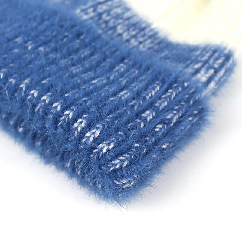 Женская зимняя шапка с помпоном из натурального Лисьего меха | Аксессуары для