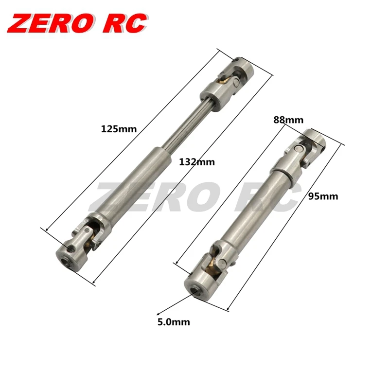 Универсальный приводной вал CVD из нержавеющей стали шарнир 95-132 мм 112-170 140-220 для