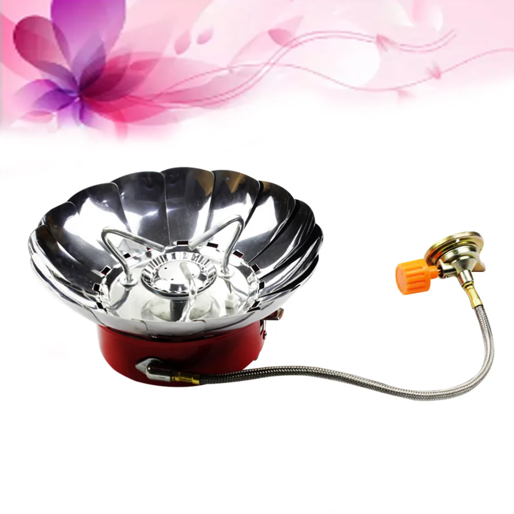 

Portable Outdoor Backpacking Camping Stove Foldable Camp Stove Burner (with Connection Tube)