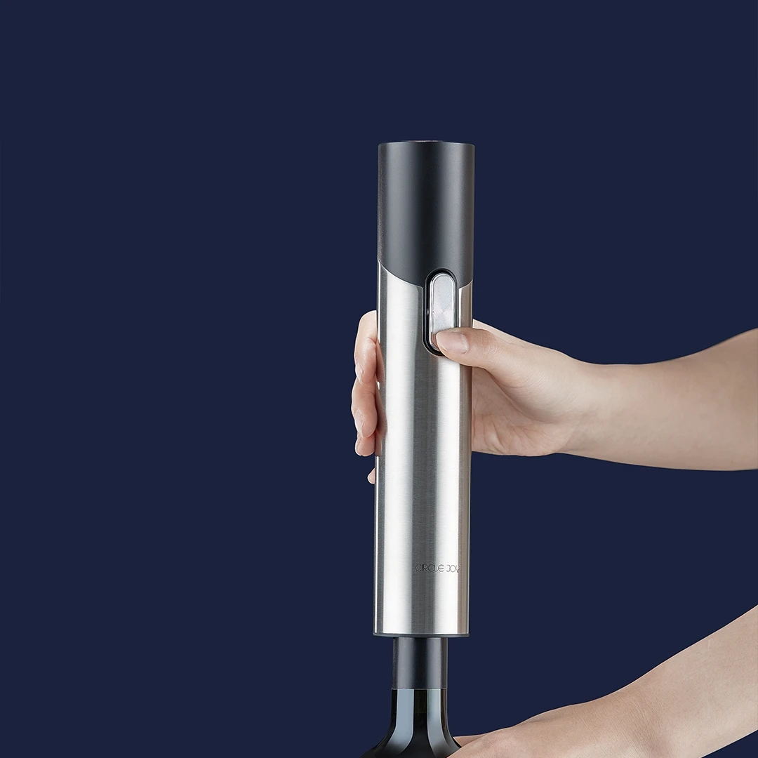 

Circle Joy Wine/Beer Two-In-One Corkscrew Stainless Steel Mini Portable Wine Opener Type-C Charging 8 Seconds Quickly Open Wine