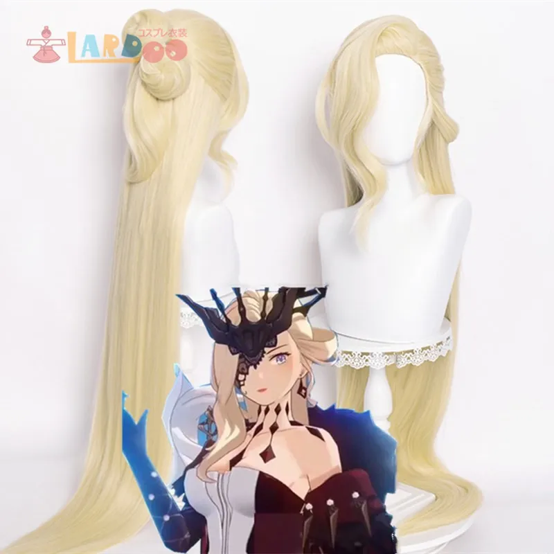 

Manles Game Genshin Impact La Signora Blond Cosplay Wig