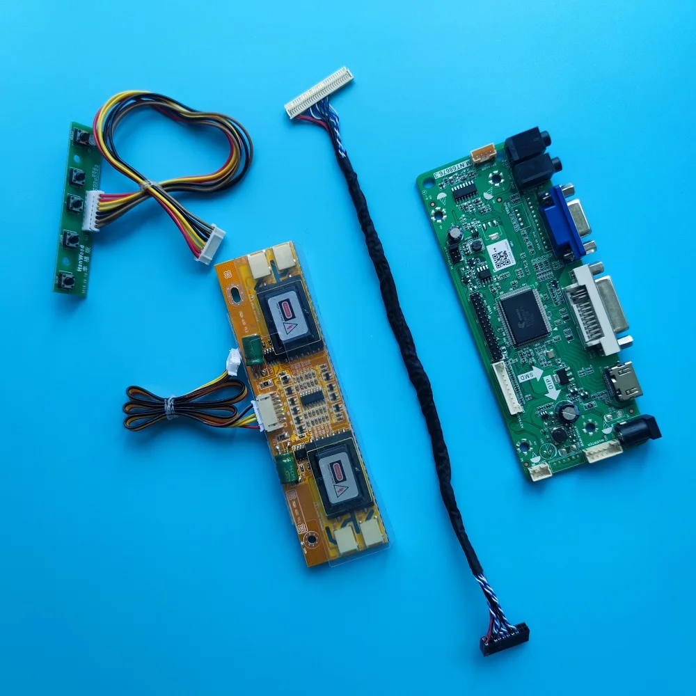

Комплект для контроллера M190EN03 V3/V2/V1/V0, плата, совместимая с HDMI, LVDS 4 лампы, DVI VGA M.NT68676 30pin 19 "1280X1024, экран монитора