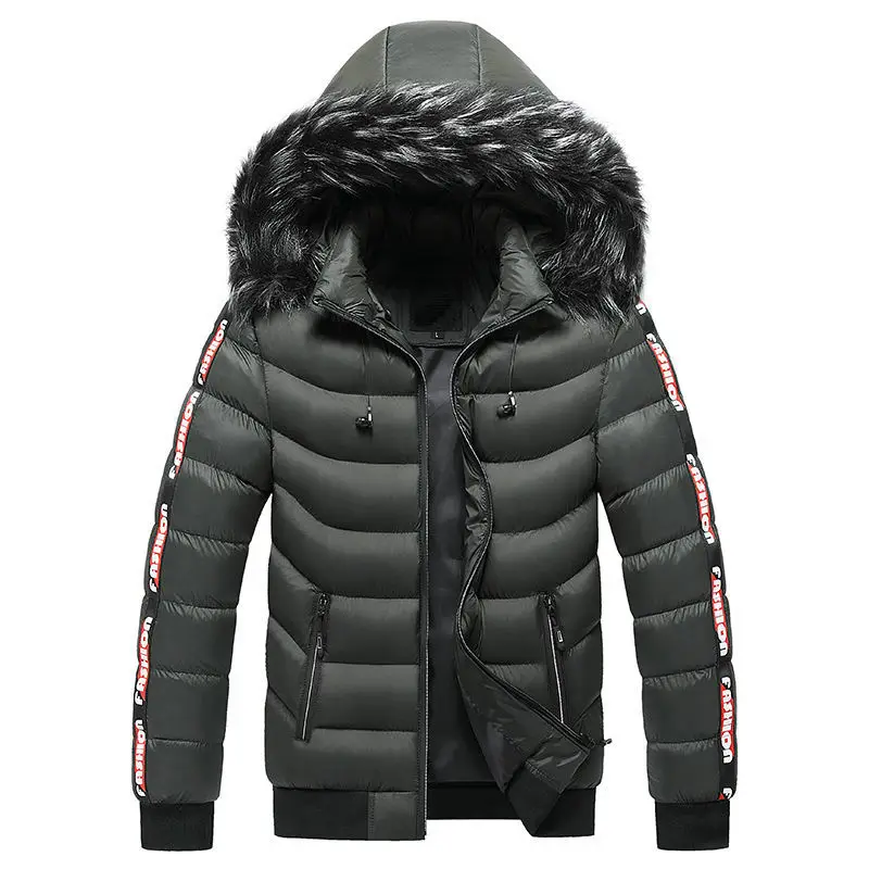 

Outwear Windproof Hat Men Winter Jackets Casual Warm Thick Waterproof Jacket Parkas Coat Men 2021 New Autumn Parkas Jacket Men