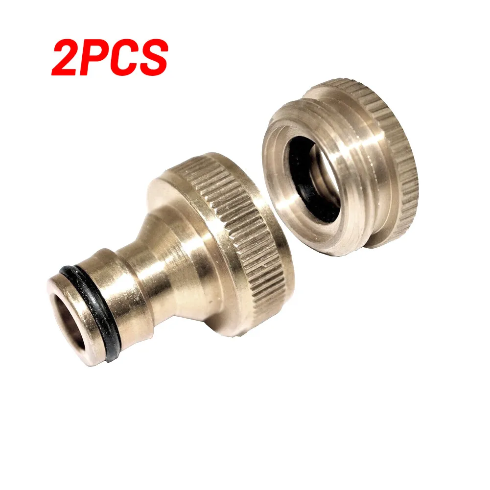 

Solid Brass Connectors Water 3/4 To 1/2 Inch Brass Quick Connect Durable