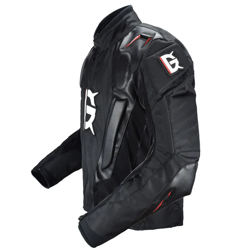 GHOST RACING Motorcycle Jacket PU Leather Racing Body Armor Protection Moto Motocross Off-road Clothing Protective Gear | Автомобили и
