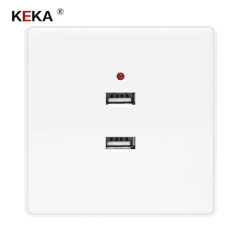 Настенный адаптер питания KEKA 2/4 портов USB мощное электрическое настенное