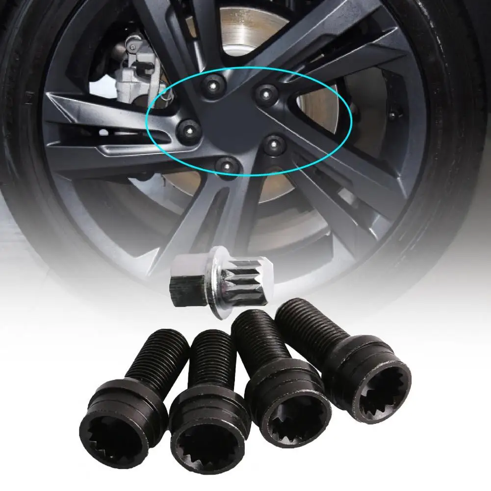 

1Set Anti-theft Wheel Lock Bolts Screws Nuts Modified Part 1K0698137A for VWes Golf4/MK4/Passat-B5 1998-2005 Security Protection