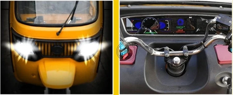 Электрическая трехколесная кабина кровати скутер Pri 4 человек трехколесный Taxi Power