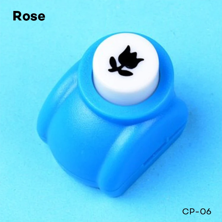 Rose 1 шт. Мини поделки для скрапбукинга ручной работы дырокол для открыток для поделок подарочная карта бумажный Дырокол CL-1203 - Цвет: Rose
