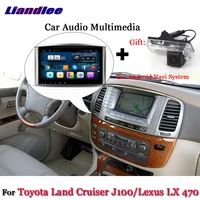 car android multimedia player for toyota land cruiser 100lexus lx 470 auto radio gps screen accessories navigation system