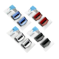 2pcs universal car seat belts clips safety adjustable auto stopper buckle plastic clip car styling car interior accessories