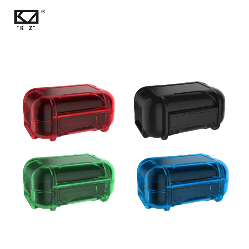 

KZ Новая гарнитура ABS полимерный ящик для хранения красочный портативный ящик для хранения подходит для оригинальных наушников влагостойки...