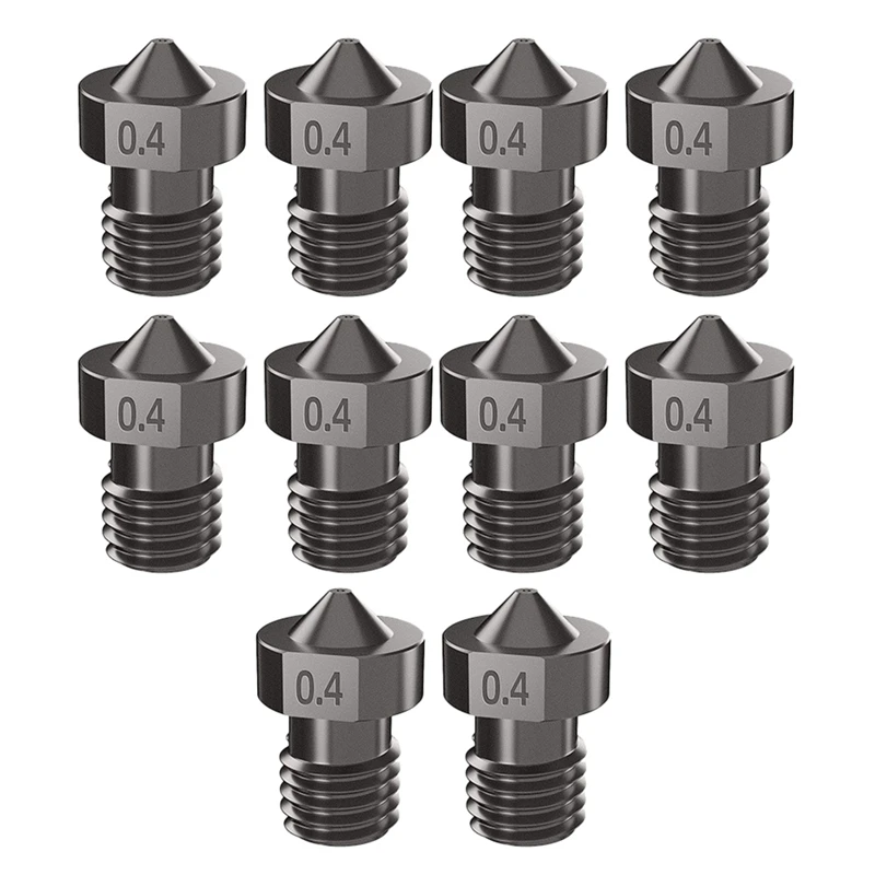 Супержесткая износостойкая насадка V5 V6 для печати 0 4/1 75 мм 10 шт. подходит