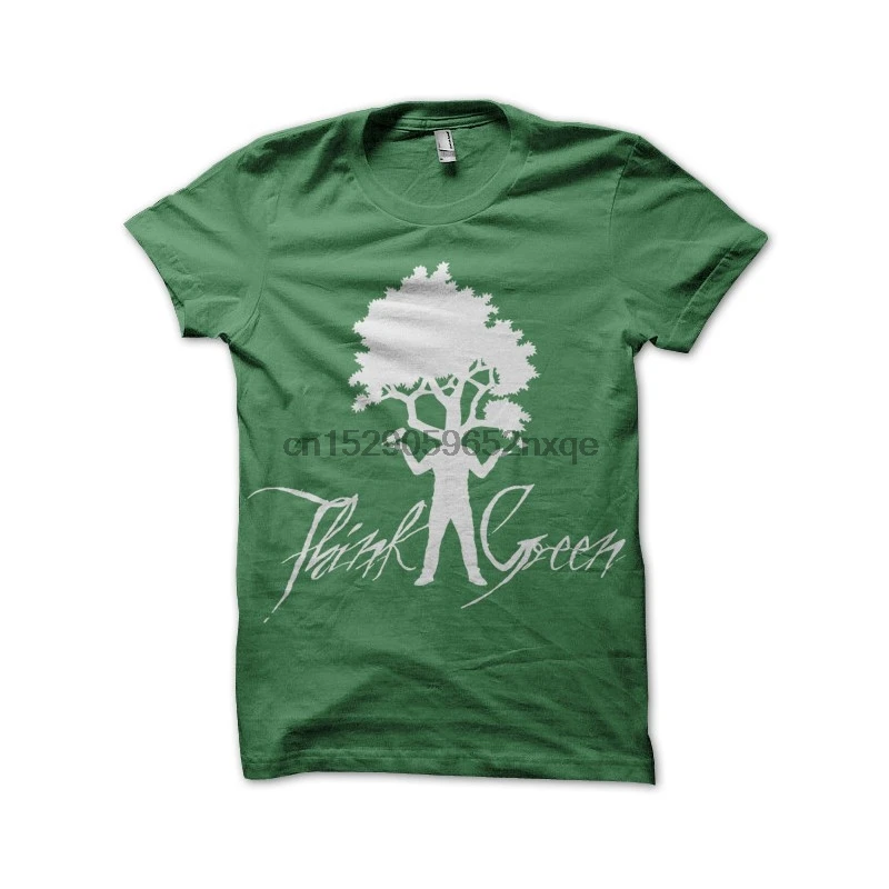 Мужская футболка зеленая с деревом для мужчин и женщин футболка|Мужские