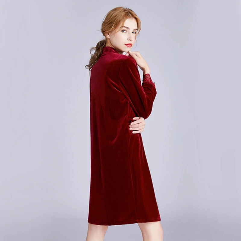 Халат-кимоно Женский велюровый пикантный Шелковый Свадебный комплект из 2