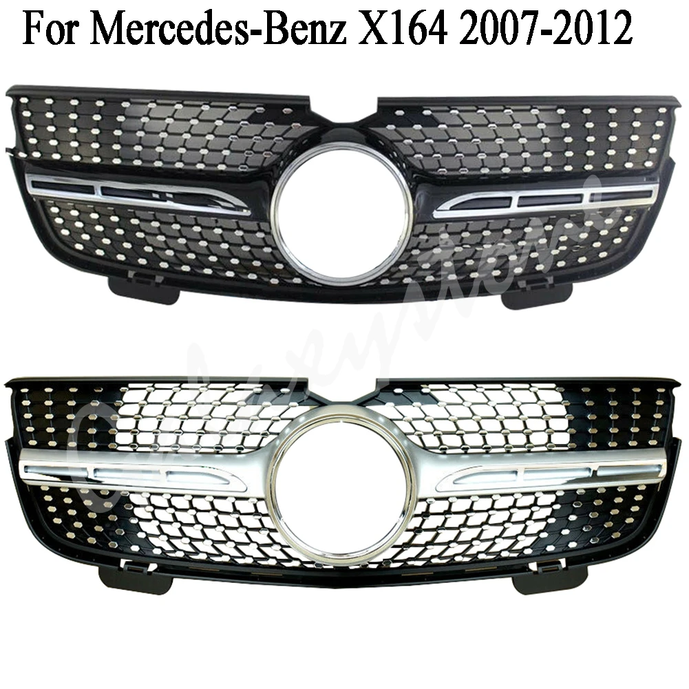 Подходит для Mercedes Benz X164 GL320 GL350 GL450 GL Class 2007 2008 2009 2010 2011 2012 верхняя решетка переднего
