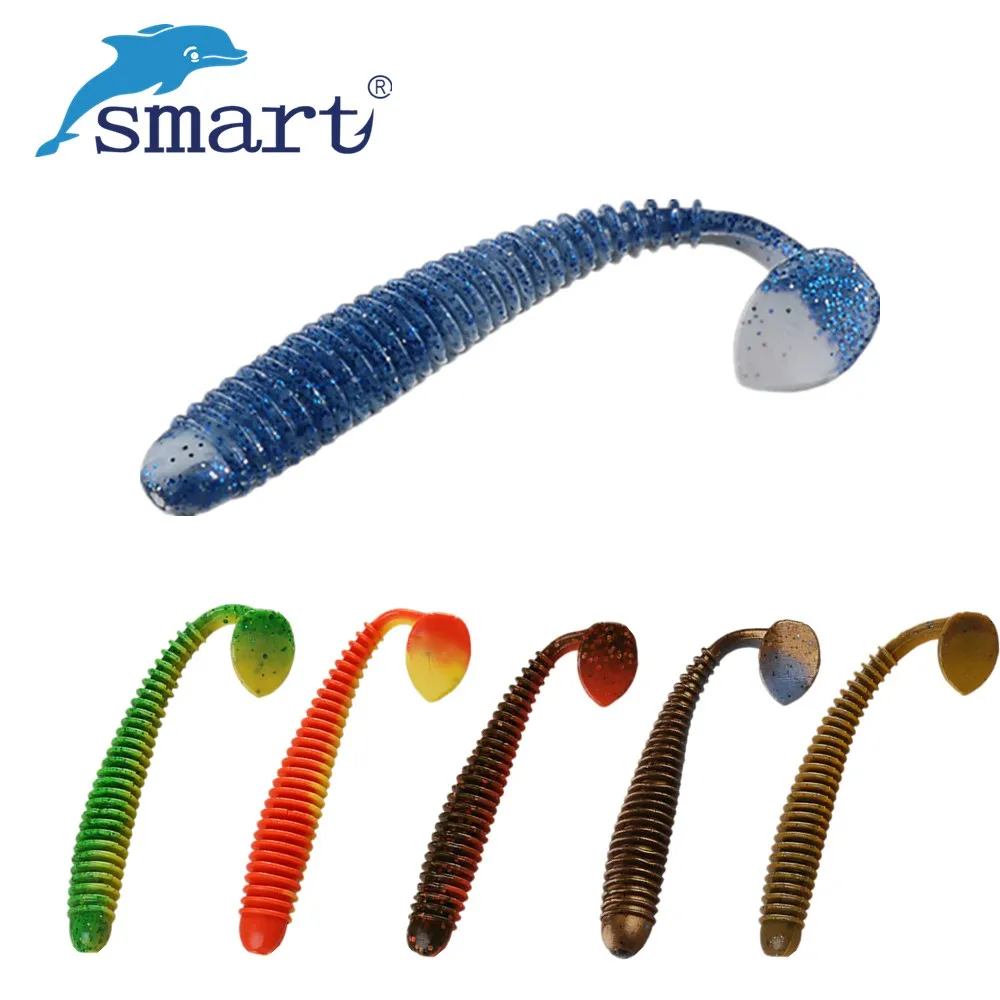 Умная Мягкая приманка 1 9 г/75 мм 6 шт./Лот силиконовая рыболовные приманки мягкая