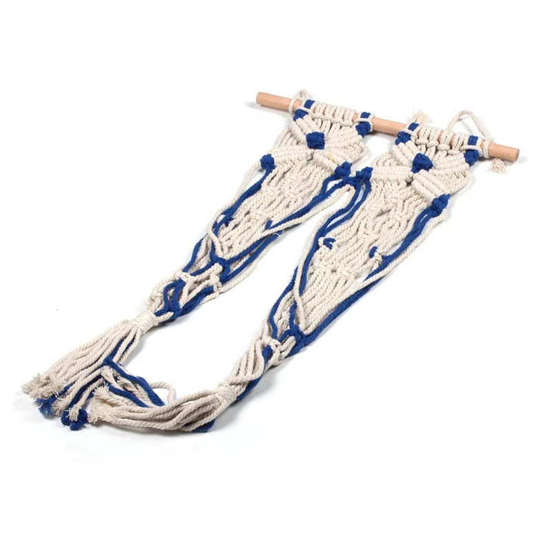 

Handwoven Macrame Tapestry Plant Hanger Indoor Hanging Planter Basket Flower Pot Holder Home Garden Decoration