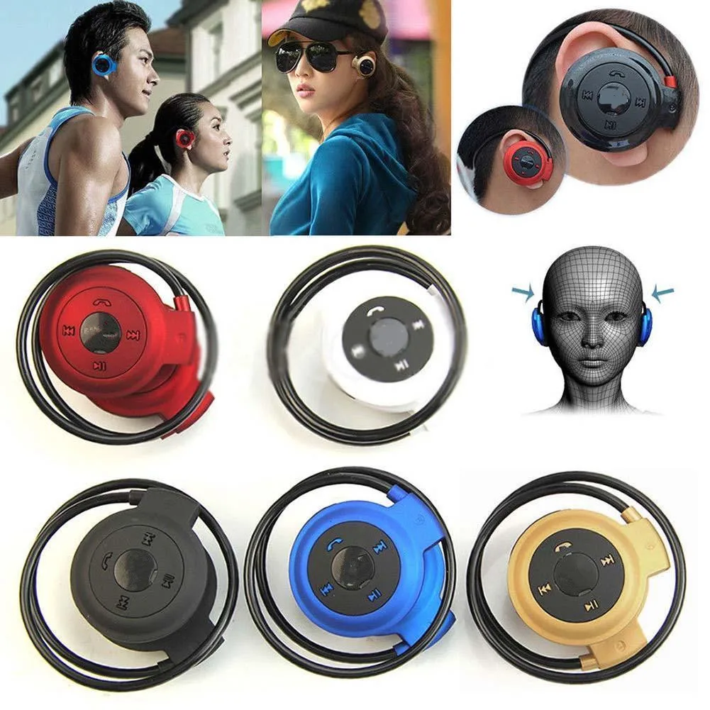 Мини 503 Bluetooth наушники Handsfree MP3 плеер Беспроводная стерео Спортивная гарнитура