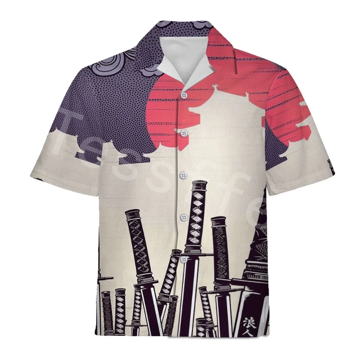 Мужская Летняя гавайская рубашка с 3D-принтом в стиле Харадзюку - купить по