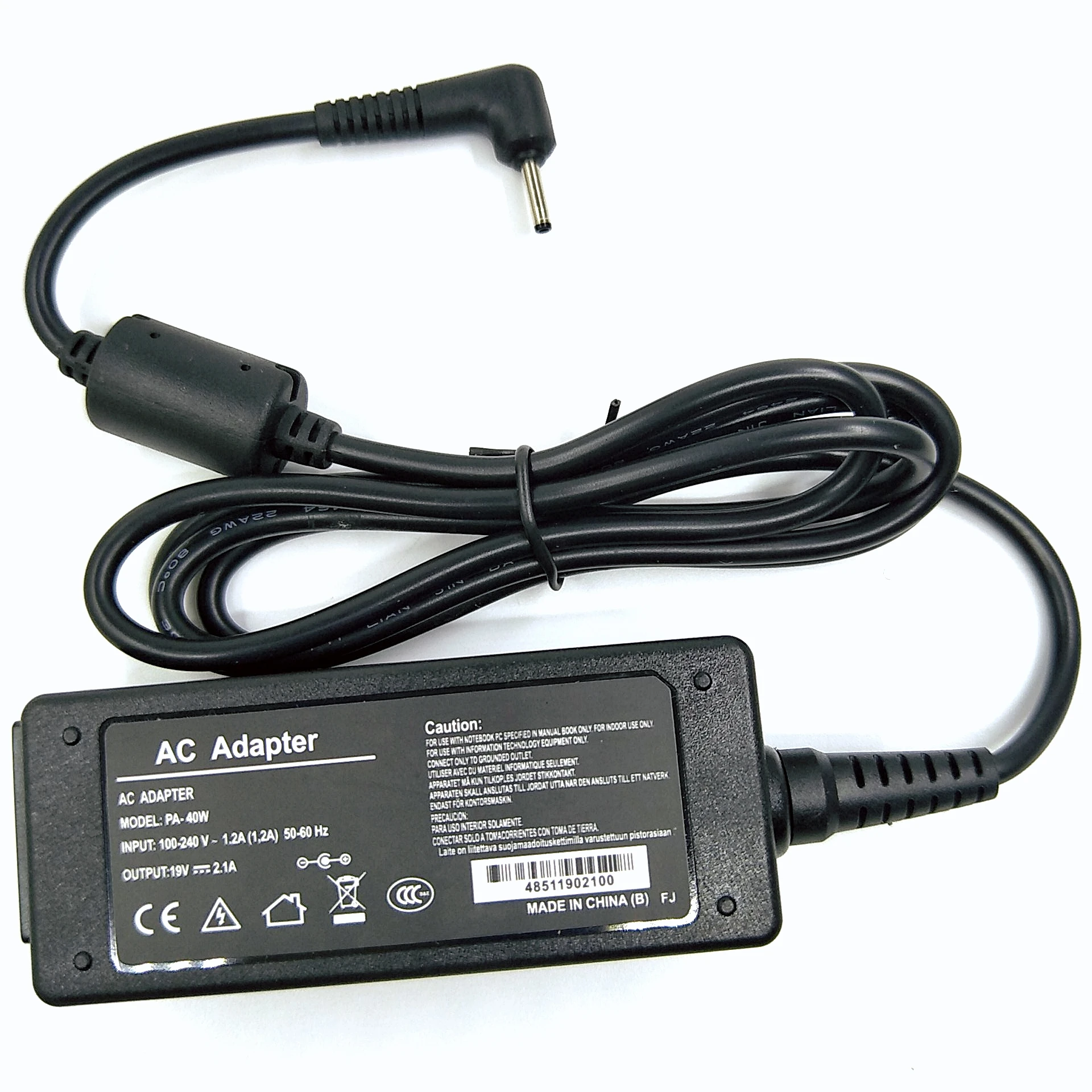 Горячая распродажа! Адаптер переменного тока 19 в 2 5 а 0 7*1005 мм для Asus EEE PC X101 X101H X101CH
