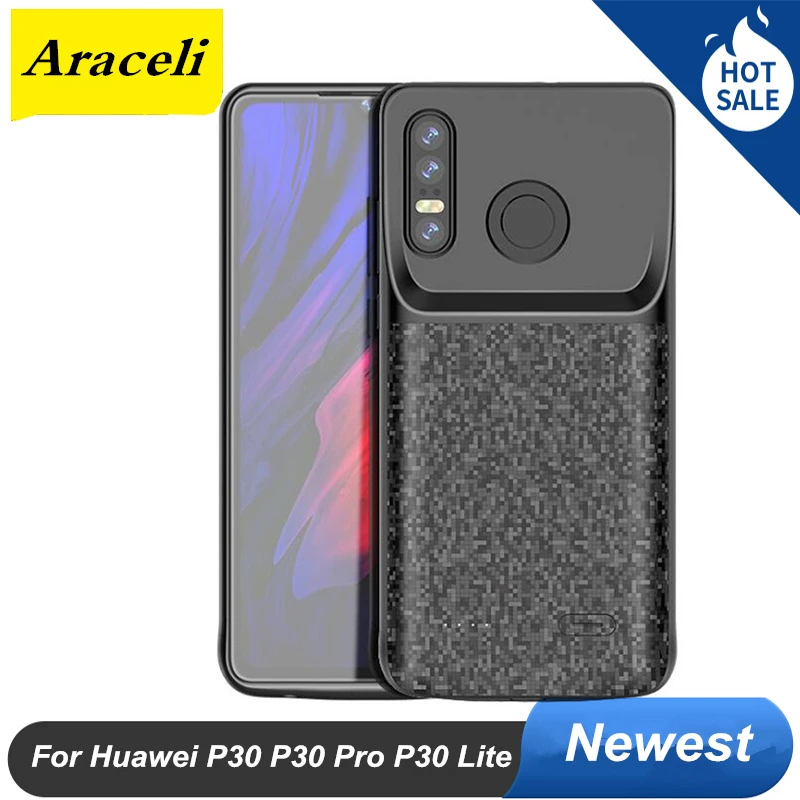 Чехол для аккумулятора Huawei P30 Pro Lite Внешнее зарядное устройство 4700 мАч внешний