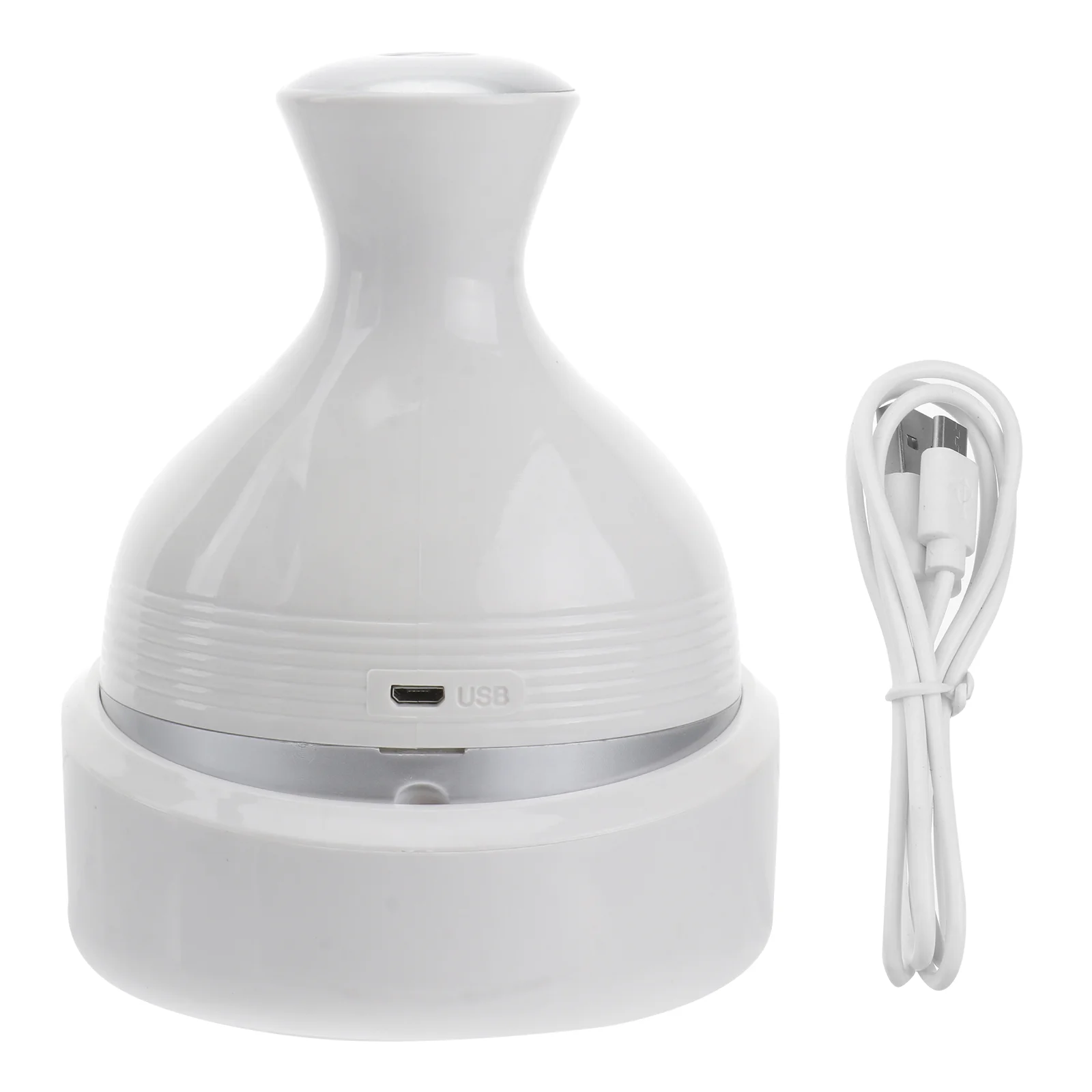 

Electric Pet Massager USB Charging Cat Omnidirectional Automatic Rotate Massager Funny Cat for Pet Dog (White)