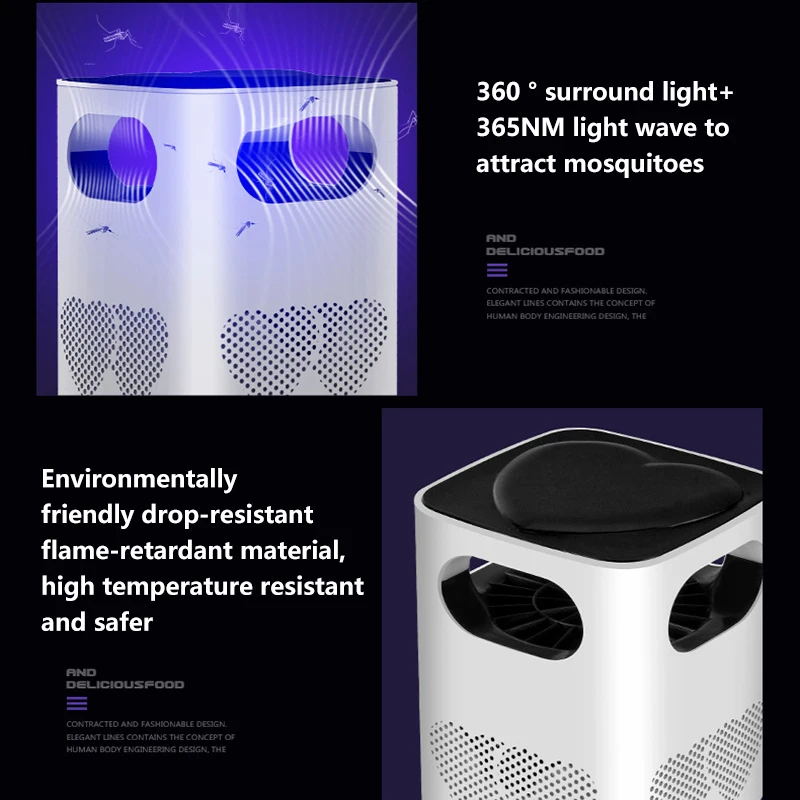 

USB Photocatalyst Mosquito Killer Household Mosquito Trap Indoor Mute Mosquito Repellent Artifact No Noise No Radiation