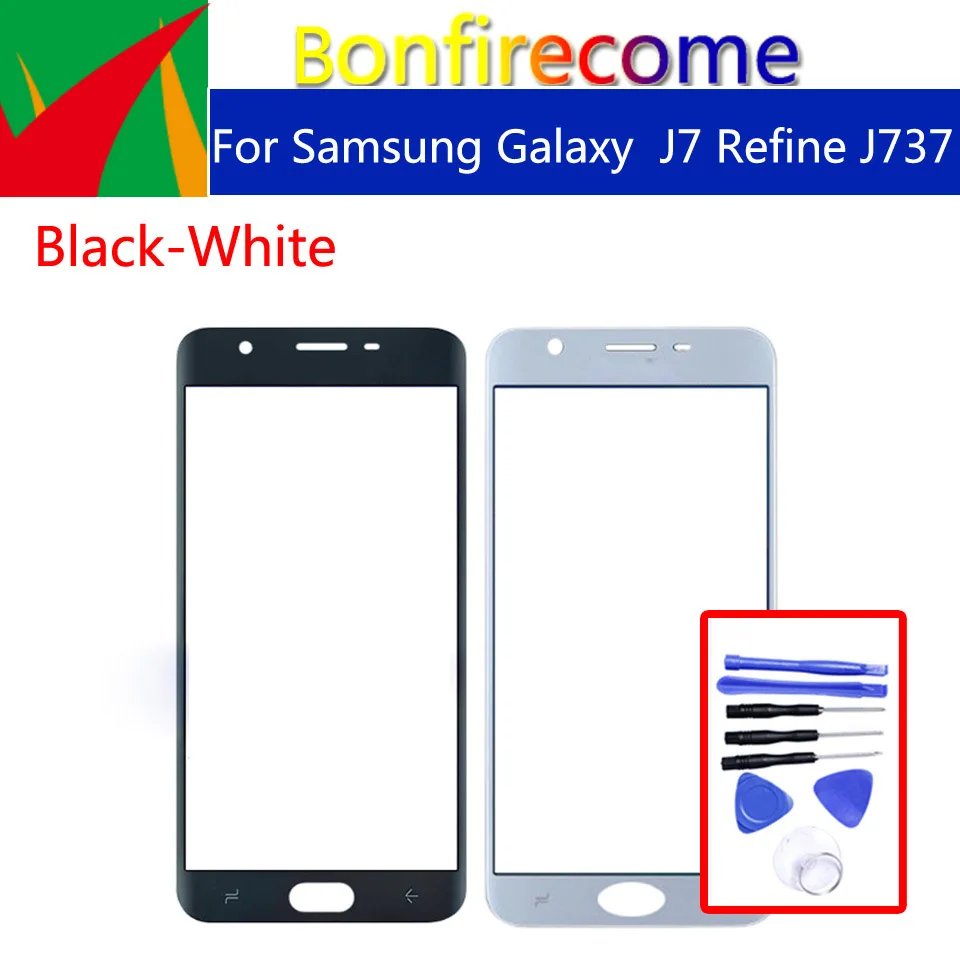 J737 для Samsung Galaxy J7 Refine J737P J737V J737A зеркальное переднее внешнее стекло сенсорный экран объектив замена 5