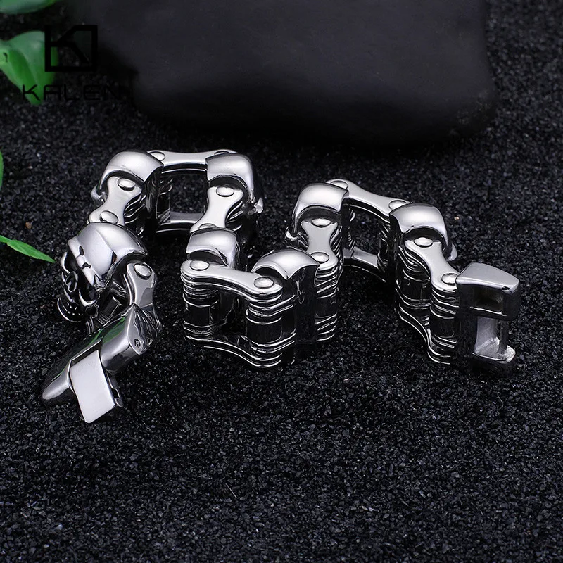 Высококачественные браслеты Kalen из нержавеющей стали диаметром 23 см мужские