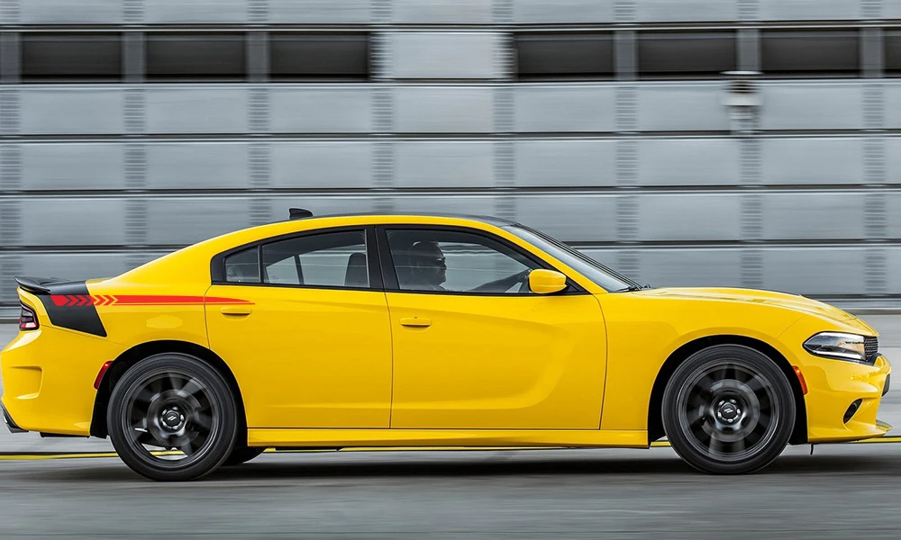 2 шт. для Dodge зарядное устройство автомобильные наклейки спортивный стиль авто длинные боковые полосы виниловые наклейки "сделай сам" пленка автомобильные принадлежности для тюнинга