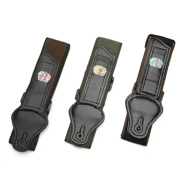 Регулируемая акустическая Электрогитары ремень с 3 гитарных медиаторов