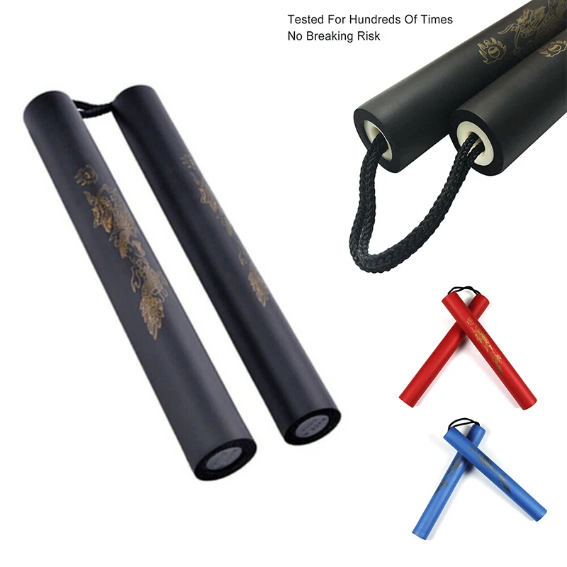 

Martial Arts Foam Nunchucks Kids rope chains plastic nunchaku Child kung fu Wushu nunchucks Trainer For beginners