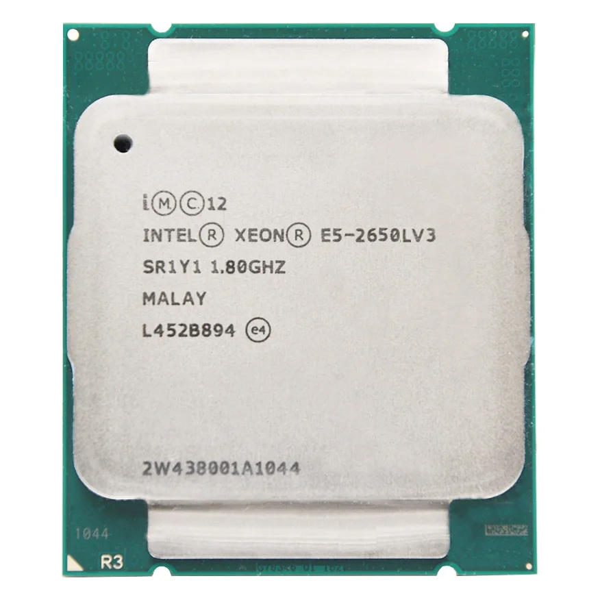 Материнская плата INTEL XEON 12 ядерный процессор E5 2650L V3 2650LV3 1 8 ГГц для X99 с процессором