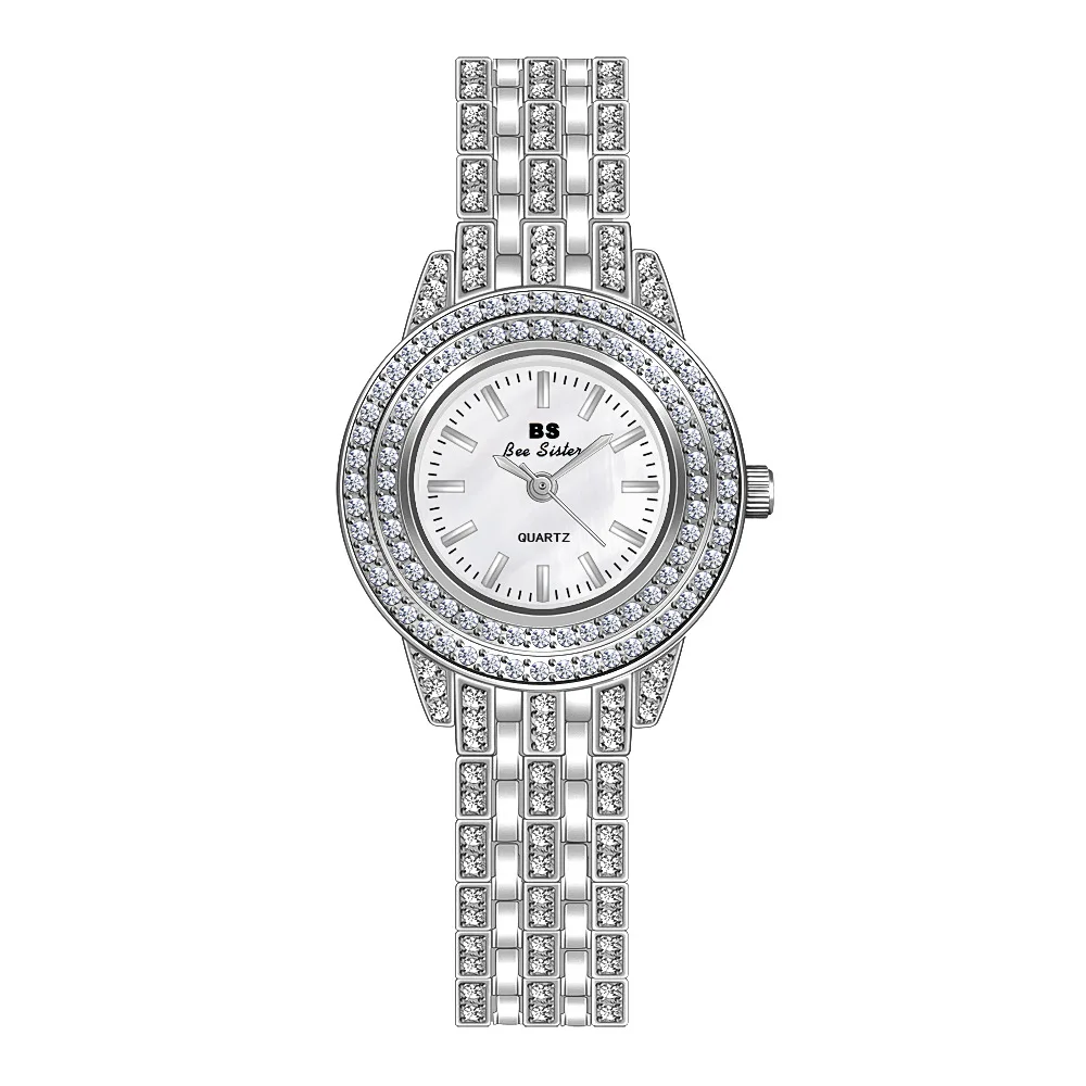 

2021 student sports watch new concept creative steel mesh belt ladies watch bracelet watch full diamond ladies watch quartz watc