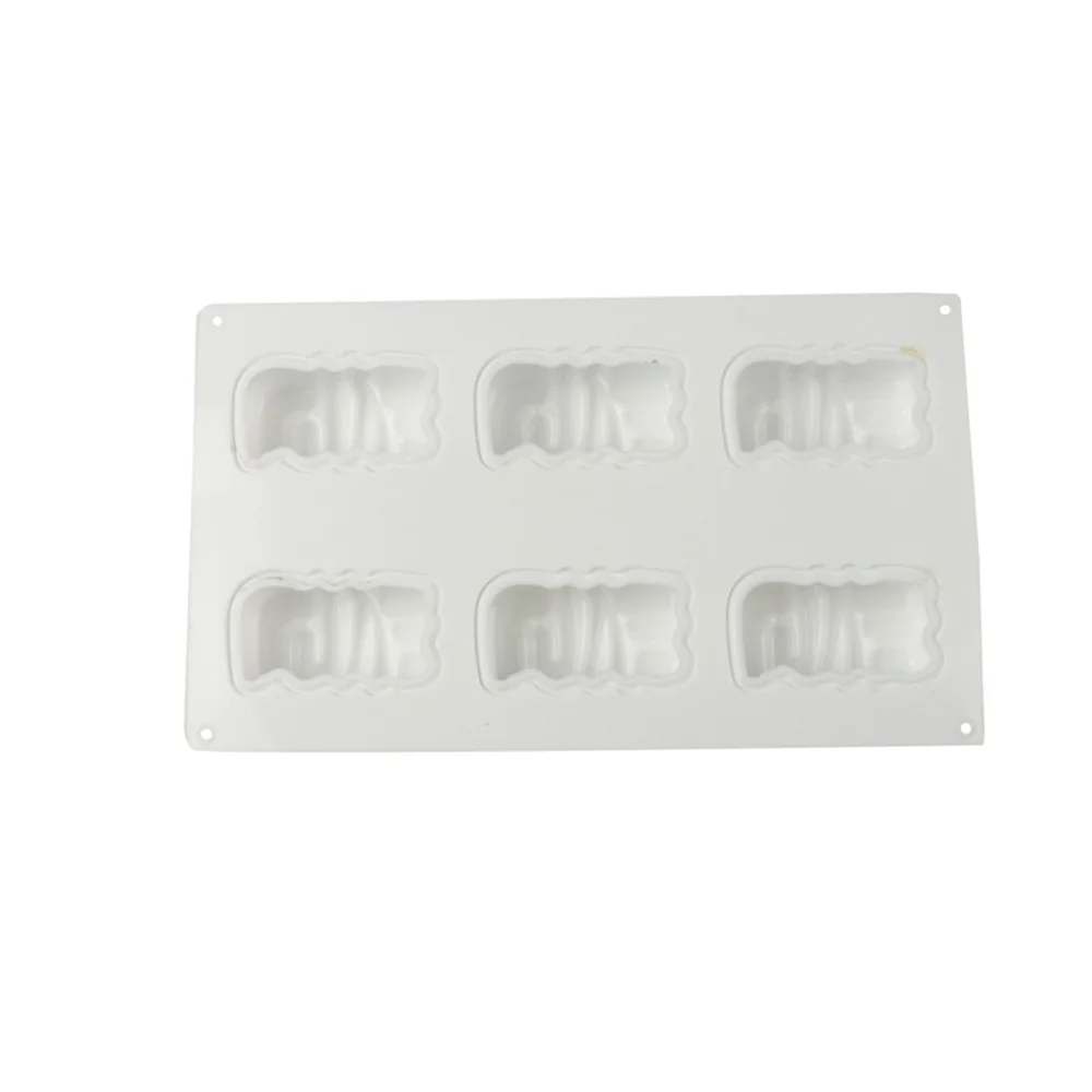 

6 Hole Love Silicone Cake Mold For Baking Mousse Chocolate Sponge Moulds Pans Valentine's Day Decorating Mould