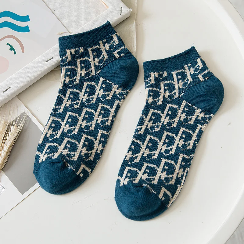 

Spring And Summer 2021 New Fashion Women's Boat Socks Ankle Low Socks Cute thin Socks Female Socks