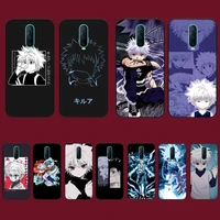 toplbpcs hunter x hunter killua zoldyck anime phone case for vivo y91c y11 17 19 17 67 81 oppo a9 2020 realme c3