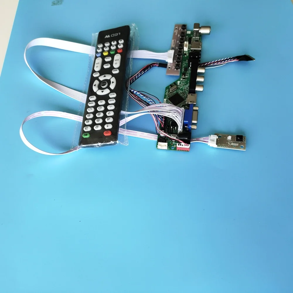 

Комплект для пульта дистанционного управления LP156WH4(TL)(B1) VGA, AV 1366X768, плата драйвера контроллера, 40pin, LVDS, LCD светодиодный, USB 15,6"